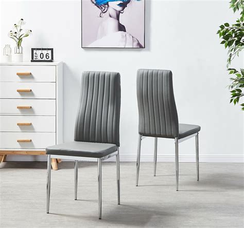 modern dining chairs with metal legs